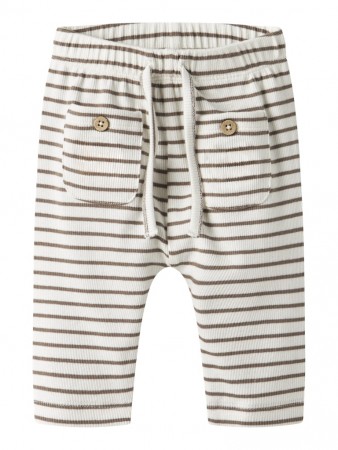 Tonto loose pant baby, coconut milk/shitake, Lil Atelier