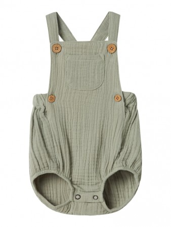 Janu loose romper, seagrass, Lil Atelier