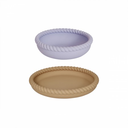 Mellow plate & bowl, lavendel, Oyoy