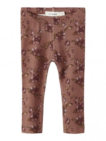 Gaya slim leggings baby, woodsmoke, Lil Atelier
