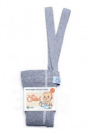 Footless cotton tights, marshmallow sky, Silly Silas
