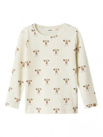 Lavo slim top, turtledove/strong man, Lil Atelier 